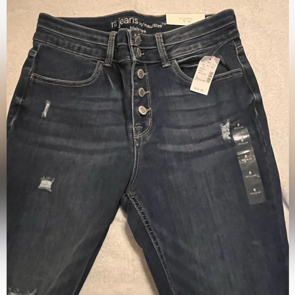 NWT Maurice's Women's Jeans Size 8 High Rise